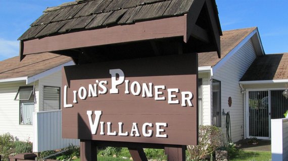 Pioneer-Village signage